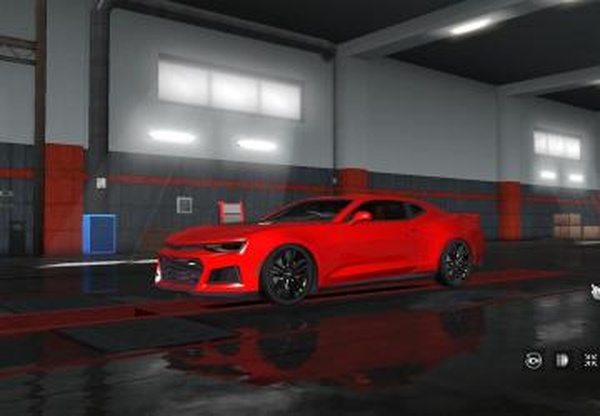 Chevrolet Camaro ZL1версия 1.1 для Euro Truck Simulator 2 (v1.31.x, 1.32.x)