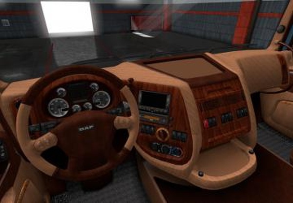 DAF XF 105 Leather Interiorверсия 1.0 для Euro Truck Simulator 2 (v1.32.x)