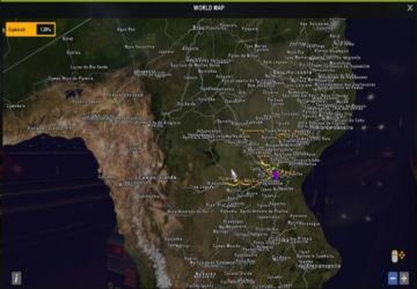 Спутниковая подложка для карт EAAверсия 1.2 для Euro Truck Simulator 2 (v1.32.x, - 1.39.x)