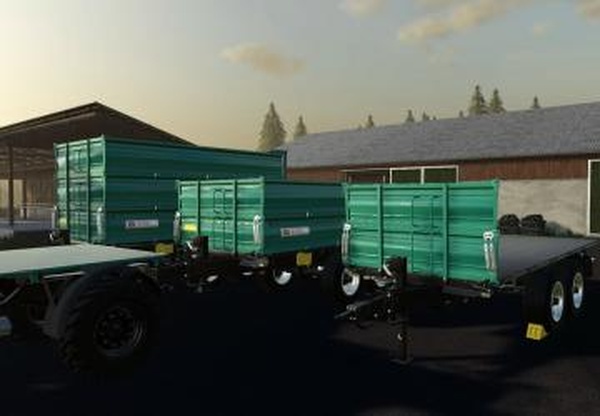 Muenz Trailer Packверсия 1.0.0.1 для Farming Simulator 2019 (v1.5.х)