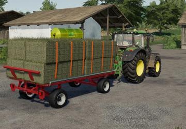 Krone Emsland Ballenwagenверсия 1.0.0.0 для Farming Simulator 2019 (v1.5.x)
