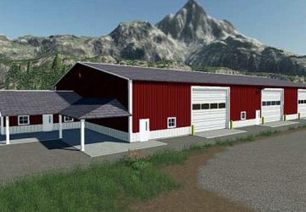 GLX Morton Pole Barn 72x160версия 1.0.0.0 для Farming Simulator 2019 (v1.5.х)