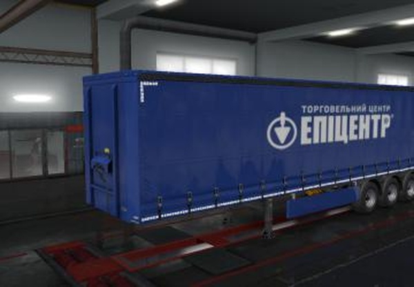 Скин «Епицентр» для своего прицепаверсия 1.0 для Euro Truck Simulator 2 (v1.32.x)
