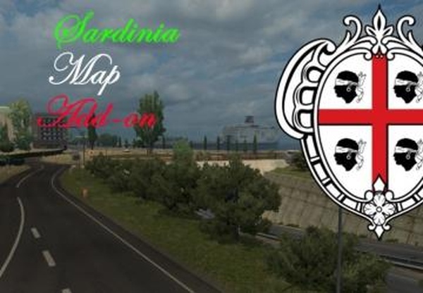 Sardinia Map Add-onверсия 0.9.1 для Euro Truck Simulator 2 (v1.32.x)