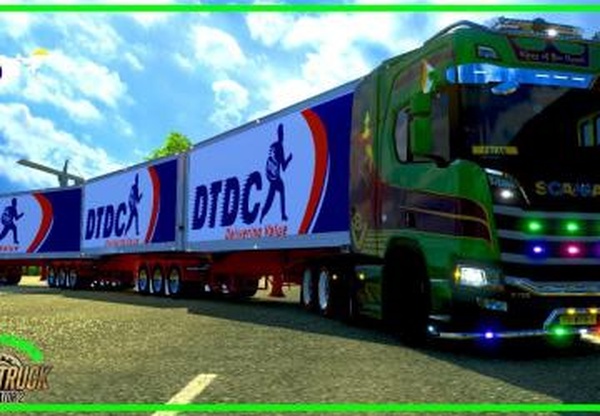 Courier Multi Trailerверсия 1.0 для Euro Truck Simulator 2 (v1.32.x)