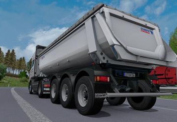 Переработанные прицепы Schmitz S KI Solidv2.1 для Euro Truck Simulator 2 (v1.32.x)