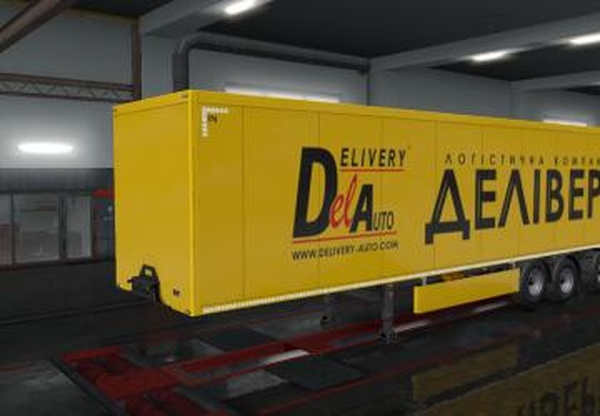 Скин «Деливери» для своего прицепаверсия 1.0 для Euro Truck Simulator 2 (v1.32.x)