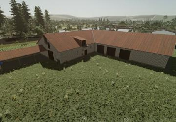 Barn With Pigsty And Cowbarnверсия 1.2.0.0 для Farming Simulator 2022