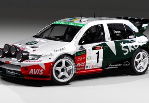 Skoda Fabia RS WRCверсия 1.0 LF SimRacing / R-GT Mods для Assetto Corsa