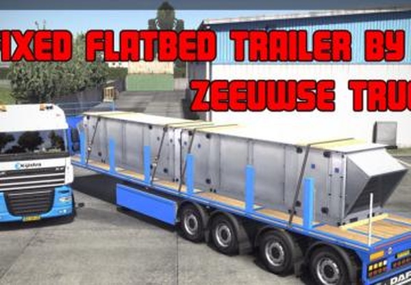 Дополнительный тюнинг к полуприцепу «Платформа»v1.1 для Euro Truck Simulator 2 (v1.32.x, - 1.35.x)