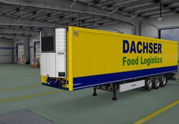 Скин «Dachser» для прицепа Kroneверсия 1.0 для Euro Truck Simulator 2 (v1.32.x)