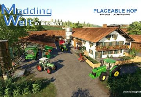 MW PLATZIERBARER HOFверсия 09.11.19 для Farming Simulator 2019 (v1.5.х)