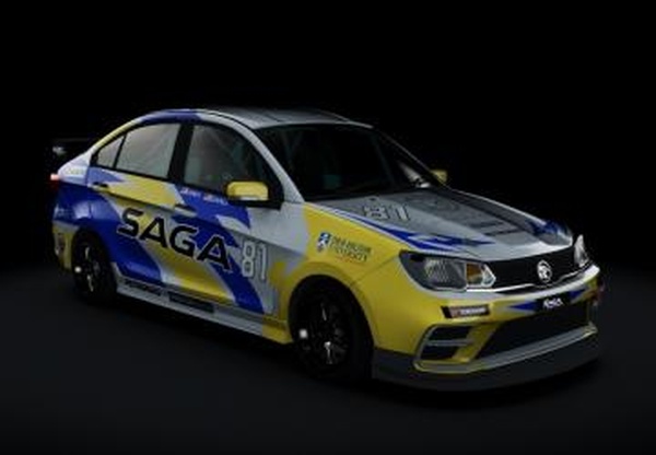Proton Saga R3 Cupверсия 1.1 для Assetto Corsa