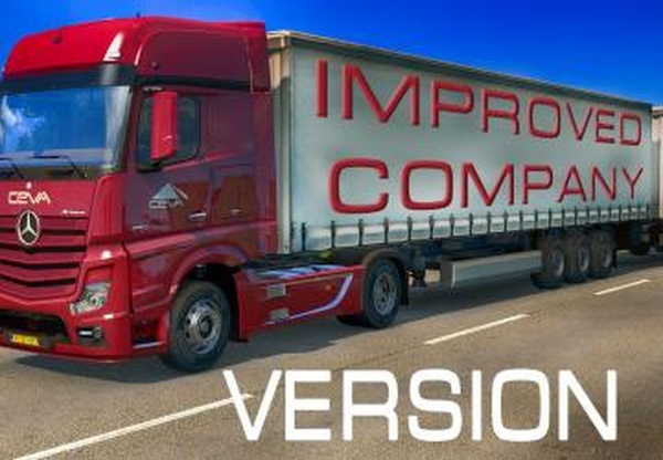 Улучшенные грузовики компанийверсия 2.1 для Euro Truck Simulator 2 (v1.32.x, - 1.34.x)