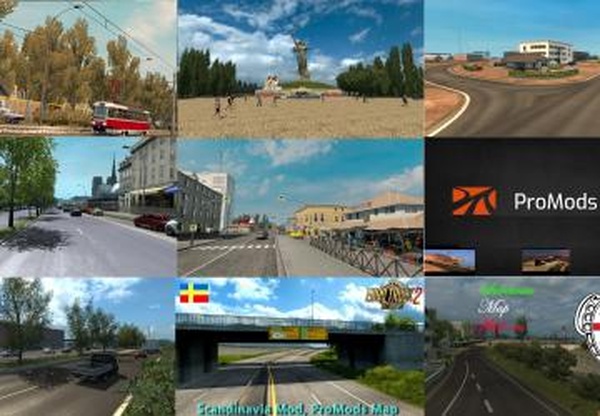 Установка картверсия 1.0 для Euro Truck Simulator 2 (v1.31.x, 1.32.x)