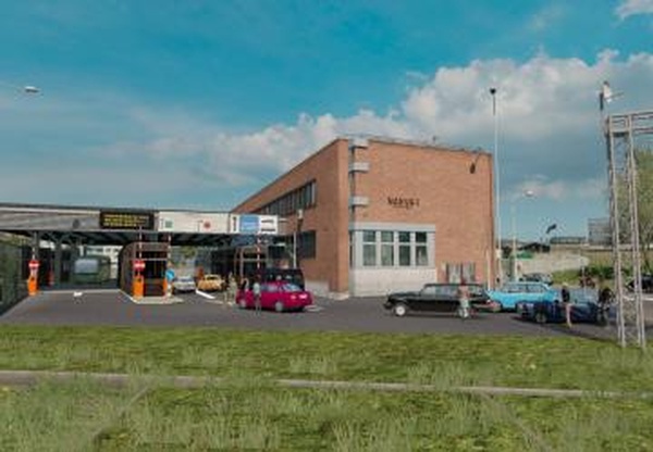 Ивангород (Улучшение границ между Эстонией и Россией)v1.0 Beta для Euro Truck Simulator 2 (v1.31.x, 1.32.x)