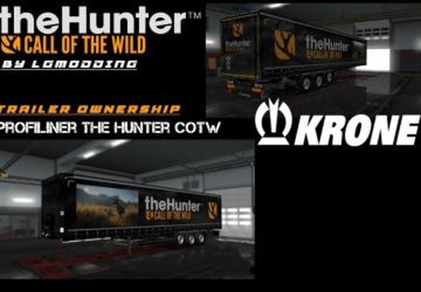 Cкин «The Hunter Call» для прицепа Kronev1.0 для Euro Truck Simulator 2 (v1.32.x)