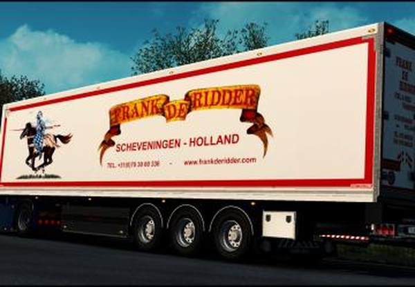 Скин для прицепа «Frank de Ridder»версия 1.0 для Euro Truck Simulator 2 (v1.32.x)