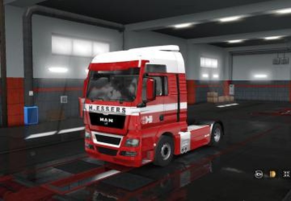 Скин «H.Essers» для грузовика MAN TGXверсия 1.0 для Euro Truck Simulator 2 (v1.28.x, - 1.32.x)