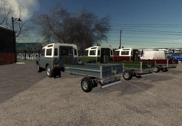Land Rover Trailerверсия 1.0.0.0 для Farming Simulator 2019 (v1.5.х)