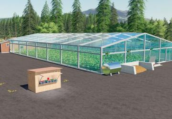 HoT Greenhousesверсия 1.0.2 для Farming Simulator 2019 (v1.5.х)