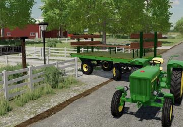 Hay Wagon With Seatsверсия 1.0.1.0 для Farming Simulator 2022