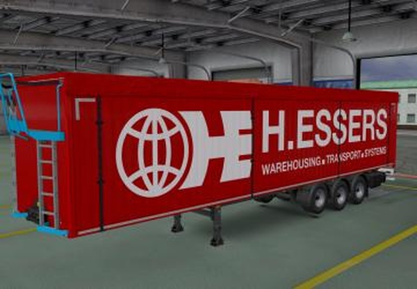 Скин «H.Essers Transport» для своего прицепаv1.0 для Euro Truck Simulator 2 (v1.32.x, 1.33.x)