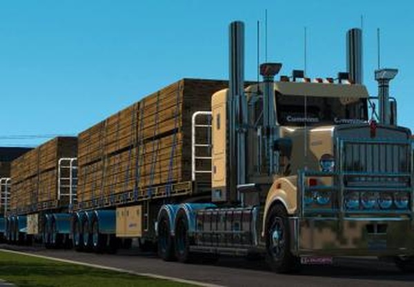 Свой прицеп платформа «TSA»версия 1.0 для Euro Truck Simulator 2 (v1.32.x, - 1.34.x)