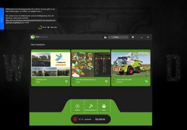 Farming Launcher 19версия 06.11.19 для Farming Simulator 2019 (v1.5.х)