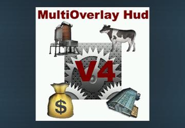 MultiOverlay V4 Hud с локализациейверсия 4.17 Beta для Farming Simulator 2022 (v1.8.2.0)