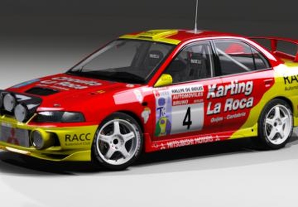 Mitsubishi Lancer EVO IV Gr.Aверсия 1.0 LF/R-GT Mods/Raul González для Assetto Corsa