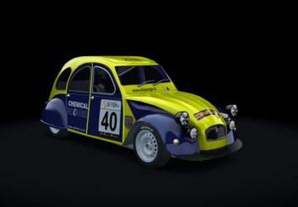 Citroen 2cv racingверсия 1.2 для Assetto Corsa