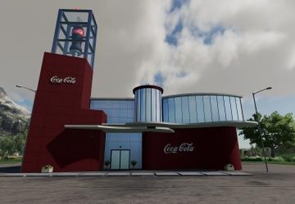 Coca Cola+Coffe+Sugar Factoryверсия 2.0 для Farming Simulator 2019 (v1.5.x)
