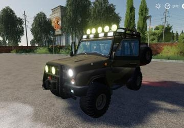 УАЗ HANTERверсия 2.0 для Farming Simulator 2019 (v1.5.1.0)