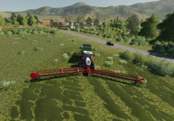 Rake Nadal R90 Telescopic Frontверсия 1.0.0.0 для Farming Simulator 2019 (v1.5.х)