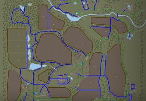Сеть маршрутов AutoDrive для карты FS22_Zaryav1.2.0 для Farming Simulator 2022 (v1.8.2.0)