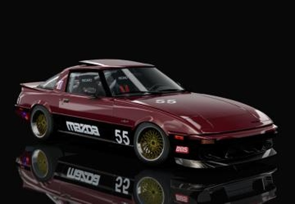 Mazda RX7 FB Race OEMверсия 0.8 для Assetto Corsa