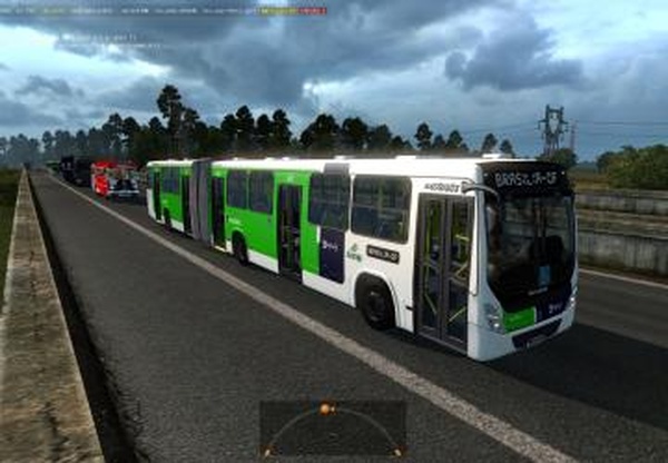 Одинарные и двойные автобусы в трафикверсия 1.0 для Euro Truck Simulator 2 (v1.32.x)