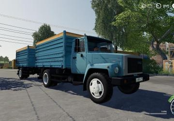 ГАЗ 35071 и Саз 83173версия 1.3 для Farming Simulator 2019 (v1.5.x)