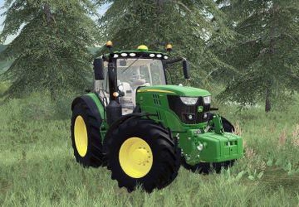 John Deere 6R Seriesверсия 1.0.0.0 для Farming Simulator 2019 (v1.5.х)