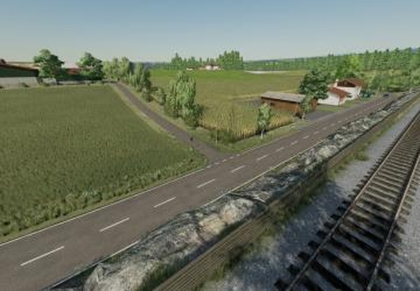 Карта «Mill Landscape Midland»версия 1.0.0.2 для Farming Simulator 2022