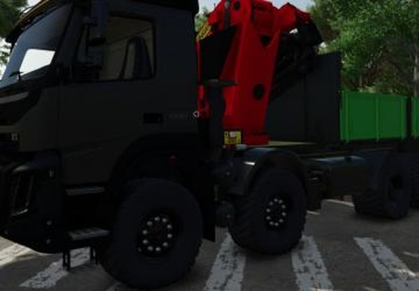 Volvo FMX Palfingerверсия 1.0.0.0 для Farming Simulator 2025