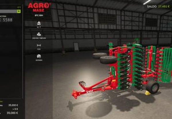 Agro-Masz BTC 50hверсия 1.0.0.0 для Farming Simulator 2025