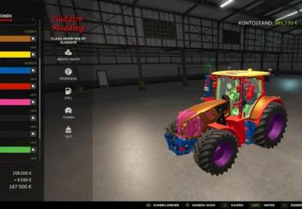 Claas Arion 600версия 1.0.0.0 для Farming Simulator 2025
