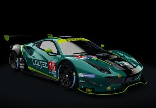 Ferrari 488 GTEверсия 0.1 для Assetto Corsa