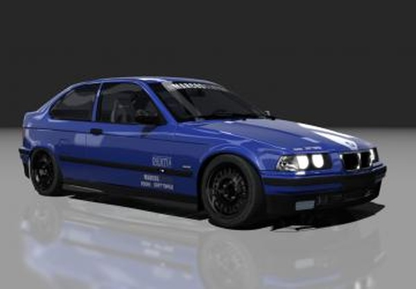 BMW E36 Compact Eskukoверсия 2.0 для Assetto Corsa