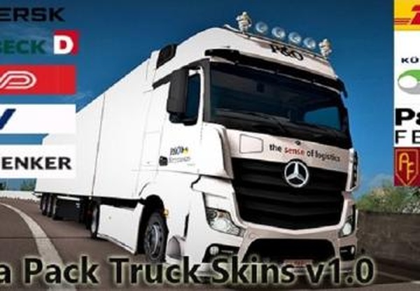 Mega Pack Truck Skinsверсия 1.0 для Euro Truck Simulator 2 (v1.28.x, - 1.32.x)
