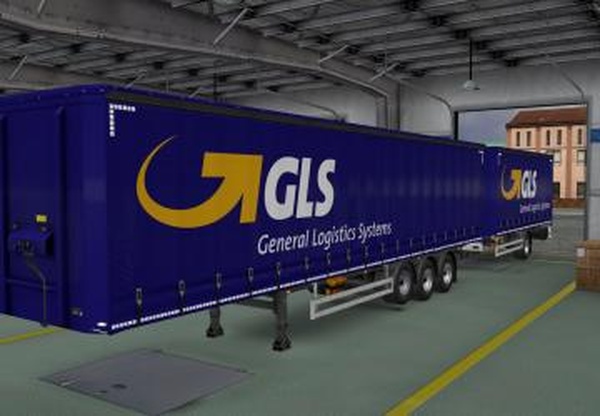 Скин «GLS» для своего прицепаверсия 1.0 для Euro Truck Simulator 2 (v1.32.x)