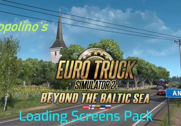 Beyond the Baltic Sea loading screens packv1.0 для Euro Truck Simulator 2 (v1.28.x, - 1.32.x)