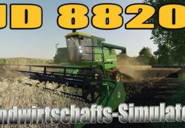 John Deeere 8820версия 1.0.0.0 для Farming Simulator 2019 (v1.4х)